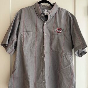 Vintage Coca Cola Uniform Buttoned Shirt